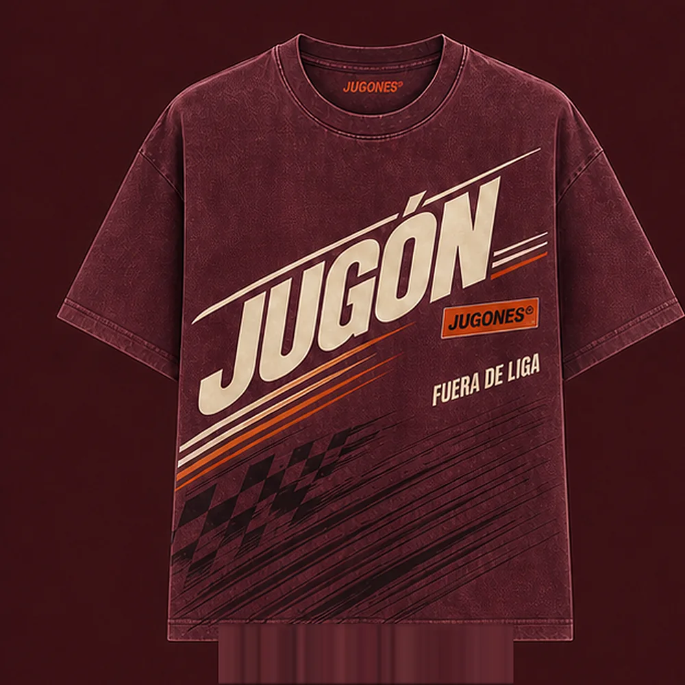 Camiseta Fuera de Liga, corte jugón, vista delantera